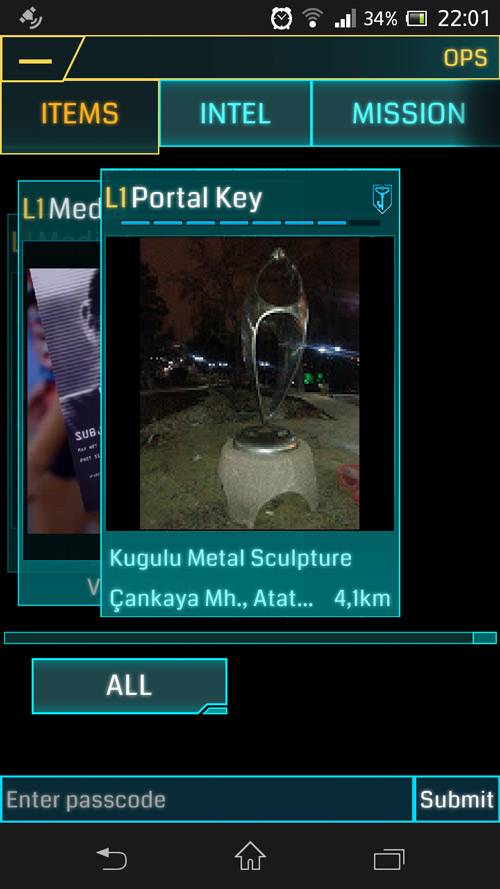 Portalları hackleyerek çeşitli itemler kazanıyorsunuz. Bu itemlerden birisi de 'portal key' olabiliyor.